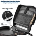 thumbnail image 4 of FORMRS Zipper Binder with Shoulder Strap 2-inch Ring 500 Sheet Capacity File Bag, Skeleton with Flowers Pattern, 4 of 5