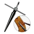 thumbnail image 6 of Colaxi T-Handle Taper Reamer, 6 Groove Chamfer Reamer for Guitar, Hex Shank Heavy Duty Bridge Pin Hole Taper Reamer for Board Wood 5 to 16mm, 6 of 10
