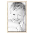 thumbnail image 2 of ArtToFrames 23" x 38" Silver with Black Lip Picture Frame, 23x38 inch Multi Wood Poster Frame (WOM-5193),  Pack, 2 of 7