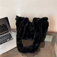 thumbnail image 4 of Bolso Hombro para Mujer Mano Peludo Informal Felpa Compras Suave (), 4 of 8