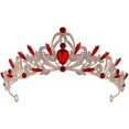 thumbnail image 2 of an elegant and refined product description for your **Rhinestone Crown Headdress**:\n\n \n\n**Elegant Rhinestone Crown Headdress for Brides – Vintage, 2 of 4