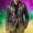 Purple, variant on KeShDi Blazer For Men Sequin Blazer Men's Corduroy Print Ceremonial Dress Pocket Button Party Coat Yellow 2X