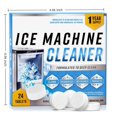 thumbnail image 3 of Ice Machine Cleaner Maker Descaler 24 Clean Tablets Compatible with Opal Ge Profile Scale Remover for Countertop Ice Makers, 3 of 5