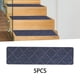thumbnail image 5 of 5 uds Alfombras de escalera antideslizante BLESIY poliéster Escalones Gris oscuro, 5 of 7