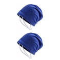 thumbnail image 1 of Sonducket Gorro holgado con diamantes de imitación para mujer, gorros de otoño e invierno, elegante gorro elástico para mujer, gorro cálido, Azul 2piezas, 1 of 6