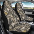 thumbnail image 4 of XYZCANDO Stretchable Auto Seat Covers Set Sedan Van Vehicle, Breathable Washable Automotive Accessories Set of 2 Stretchy Cloth Leaves Hunting, 4 of 10