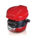 thumbnail image 1 of Hamilton Beach Breakfast Sandwich Maker Kitchen Counter Top Press, Red | 25476, 1 of 5