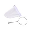 thumbnail image 4 of maskred Stainless Steel Handle Ring Coffee Tea Strainer Filter Cloth Bag Sock S 5Set, 4 of 6