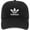 Black, variant on adidas Originals Pre-Curve Washed Adjustable Hat - Black - OSFA