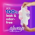 thumbnail image 3 of Always Radiant Feminine Pads for Women, Size 3, Extra Heavy Flow, with Wings, Scented, 66 Ct, 3 of 11