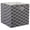Black, variant on DII Collapsible Polyester Storage Cube, Honeycomb, Gold, Small