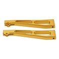 thumbnail image 4 of 2 brazos de suspensión superiores delanteros de aleación de aluminio, brazos oscilantes superiores delanteros para la serie JLB 1/10, color dorado, 4 of 8