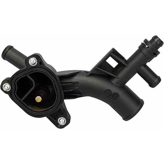 Engine Coolant Thermostat Housing Water Outlet with Sensor Compatible with Chevy Cruze, Sonic, Trax and Buick Encore 1.4L Replaces 25193922, 15-11105, 902-846, 55565334, 1511105, 902846