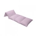 thumbnail image 4 of Owls Floor Pillow Lounger Cover, Sleeping Owls in Diamond Pattern Half-Moon Stars Clouds Night Time Goodnight Art, Nap Mat Printed Fabric Case for 5 Pillows, 88" x 36", Pink Lavender, by Ambesonne, 4 of 5
