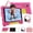 Pink, variant on 7 Inch Kids Tablet Bundle, Android 13 Educational Tablet with Case, Stylus, Headphones, LCD writing tablet and Bag, Pink