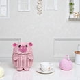 thumbnail image 6 of Pig Rattan Storage Basket with Lid Decorative Home Decor Hand Woven Shelf Organizer Cute Handmade Handcrafted Gift Decoration Artwork Wicker Piggy, 6 of 8