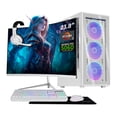 thumbnail image 1 of PC Gamer Completa con IA Xtreme PC Gaming NVIDIA GeForce RTX 5060 AMD Ryzen 5 5500 16GB SSD 500GB Monitor 23.8 165Hz WIFI White gaming 1080p, estudios y multitarea, 1 of 6
