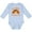 AE-Light Blue, variant on Inktastic Cute Turkey My 1st Thanksgiving Boys or Girls Long Sleeve Baby Bodysuit