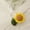 Sunflower, variant on New sunflower knitted pendant accessory, cute handmade woven star keychain