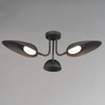 thumbnail image 4 of E24094-BK-ET2 Lighting-Marsh - 27W 3 LED Flush Mount-8 Inches Tall and 32 Inches Wide, 4 of 4