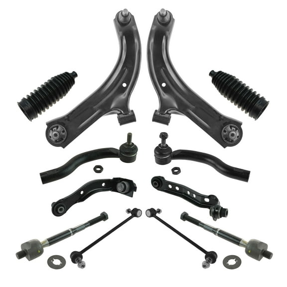 TRQ Front Steering & Suspension Kit Fits 2007-2012 Nissan Versa PSA29224
