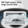 thumbnail image 4 of Altavoces Bluetooth Inalámbrico Envolvente Altavoz Bluetooth Transparente, Impresionante Sistema de Audio de Pantalla Completa Altavoces Bluetooth con Luces, 4 of 9