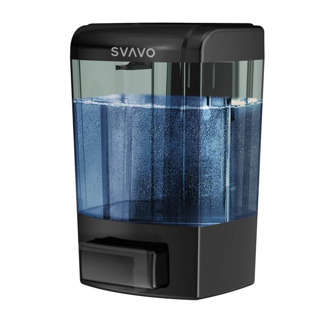Dispensador de jabón SVAVO montado en la pared de 700 ml para cocina y baño