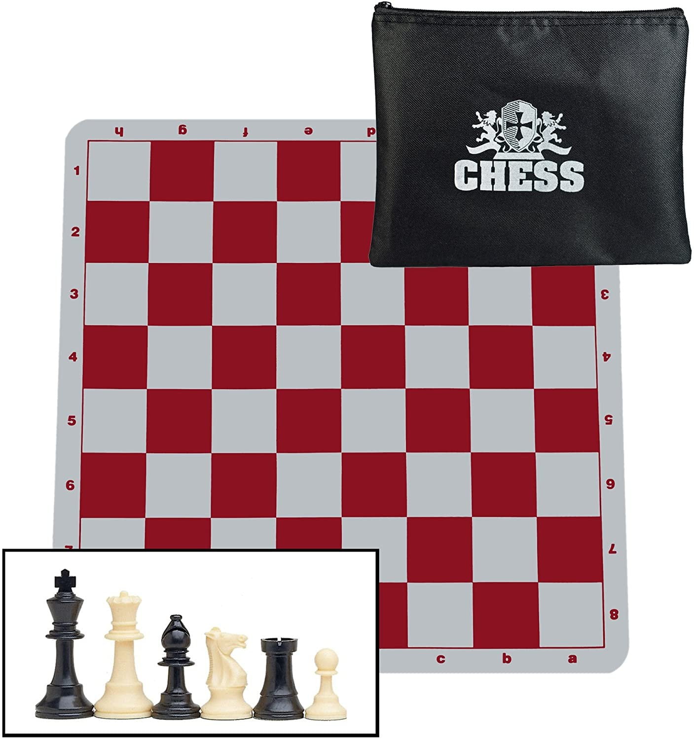 20 Inch Board for sale online We Games The Original 100 Silicone Tournament Chess Mat 