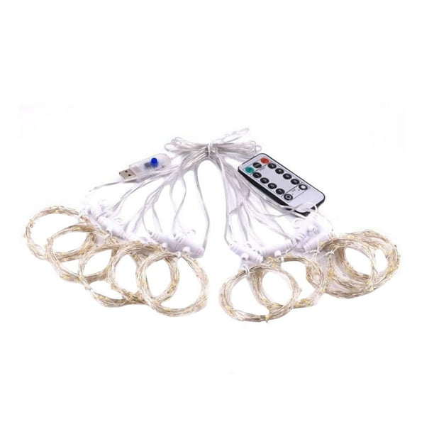 KAKOWELY Cadena de luces decorativas 3M 300 luces, luz blanca cálida con