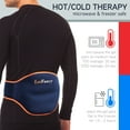 LotFancy 2 Hot Cold Gel Ice Pack with Wrap for Back Belly Waist Hip