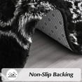 thumbnail image 6 of Brochao 5'x8' Geometric Shag Area Rug for Living Room, Diamond Indoor Area Rug, Fluffy Carpet Plush Rug, Soft Home Floor Bedroom Carpet, Black, 6 of 10