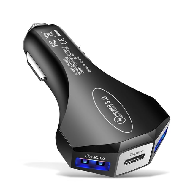 3 Cargadores USB 7A QC3.0 USB Tipo-C Cargadores automáticos de teléfono móvil de carga rápida FLhrweasw El nuevo
