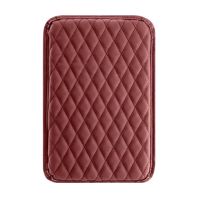 Funda mejorada para consola central de coche, cojín de piel de microfibra para reposabrazos de coche, caja de almacenamiento universal para reposabrazos de coche, accesorios interiores de coche