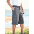 thumbnail image 6 of Boulder Creek By Kingsize Men's Big & Tall  12" Side Elastic Denim Cargo Shorts, 6 of 6