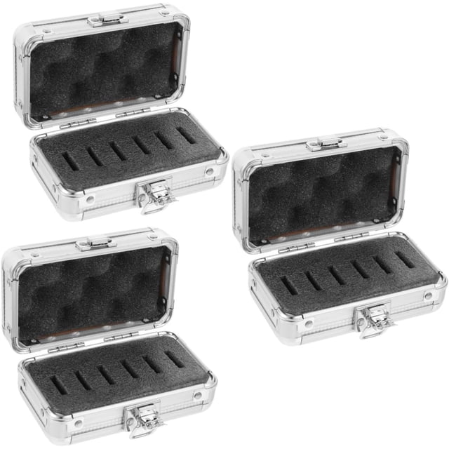 ZOUSSIQI 3pcs Box Filter Box Telescope Filter Container Optical Telescope Filter Storage Lens Filter Case Telescope Accessory Eyepiece Filter Organizer Camera Filter Case Filter Holder CA919-52992