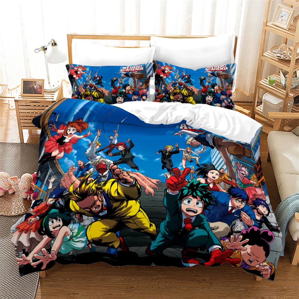 Cool My Hero Academia Bedding Bed Set Twin Full Queen King Size Deku
