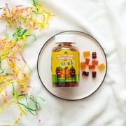 Multivitamin Gummy Bears for Kids by Alfa Vitamins with 13 essential nutrients including Vitamin C, vitamin D3, and vitamin B12 - 60 gummies