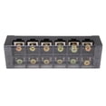 thumbnail image 1 of Terminal Strip Block 100A 600V Large Current Easy Wiring Ground Circuit Terminal Block 6 Positions, 1 of 5