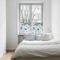 thumbnail image 4 of Christmas Coastal Tier Curtains 24 Inches Long, Xmas Shell Starfish Pine Snowflake Rod Pocket Window Curtains Panels for Bedroom/Bathroom/Nursery, Small Short Half Curtains Drapes for Cafe 27.5"x24", 4 of 5