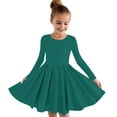 thumbnail image 4 of JUSLIO Dresses for Girls Girls Clothing Winter Ruched Casual Girls Dress Girls Clothing Long Sleeve Holiday Party Dresses, 4 of 9