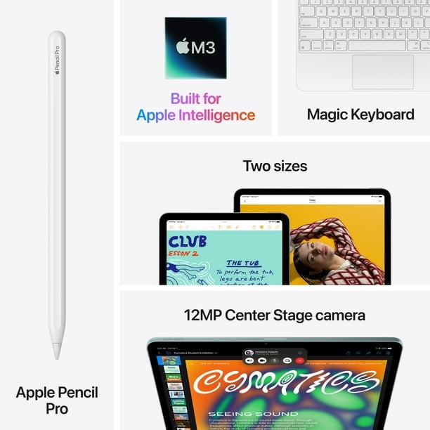 Apple iPad Air 11-Inch ( M3 Chip, 128GB, Wi-Fi 6E), Touch ID, 12MP
