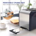 JOY Kitchen Digital Countertop Extra Wide 2Slice Toaster, 6 Browning