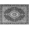 thumbnail image 1 of Ahgly Company Indoor Rectangle Medallion Gray Traditional Area Rugs, 7' x 10', 1 of 1