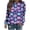 Purple, variant on Cowsor Womens Crew Neck Long Sleeve Pullover Sweatshirt Fall Autumn Pumpkin Maple Leaf Dot Halloween All Over Print Soft Knit Loose Fit Casual No Hood Spooky Season Daily Layering Top