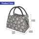 thumbnail image 2 of Disketp Sparkling Snowflakes Bolsa Térmica Estampada, Bolsa Térmica Aislante para Almuerzo, Playa y Campamento, 2 of 6