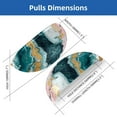 thumbnail image 2 of HemaKayy 6 Pack 3.5" Decorative Cabinet Knobs - Elegant ABS Glass Cup Handles for Home Furniture Decor - Dresser Drawer Door Pulls - Perfect for Kitchen Bedroom - Unique Marble Texture, 2 of 7