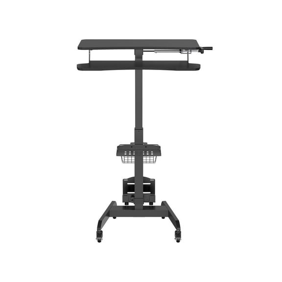 Mobile Sit-Stand PC Workstation