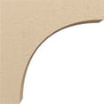 thumbnail image 3 of 6"W x 24"D x 24"H Thin Huntington Rough Cedar Woodgrain TimberThane Corbel, Primed Tan, 3 of 6
