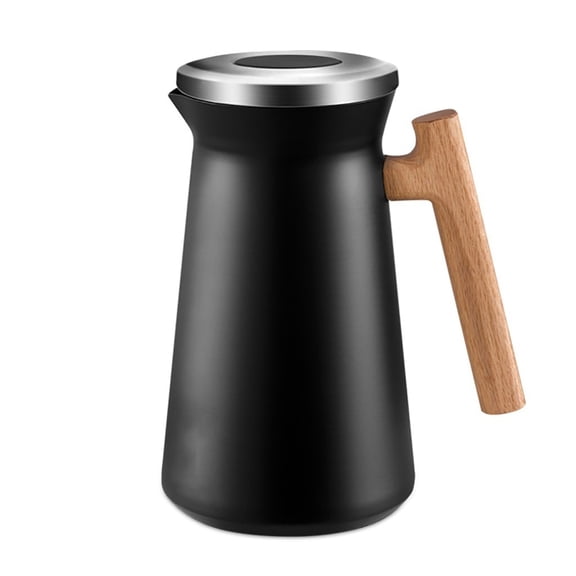 Stainless Steel Thermal Coffee Carafe Thermos with Handle,Double Walled Vacuum Thermos,Vacuum Insulated Coffee Pot,24 Hour Heat Retention,for Tea Milk Beverages