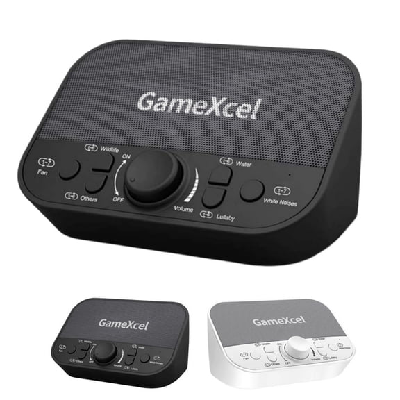 Active Mind Ltd White Noise Sound Machine with 38 Soothing Nature Sounds, Sleep Therapy Relaxation Device for Adults Baby, Adjustable Timer and Volume Control for Home Office Travel